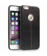Θήκη iPhone 6/6s 4.7" Deer patern QIALINO Top quality pure handmade genuine Leather case for apple iPhone 6/6s-Black
