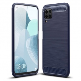 Θήκη Huawei P40 Lite Carbon Case Flexible Cover-dark blue