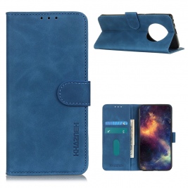 Θήκη Huawei Mate 40 Pro KHAZNEH Vintage Style Leather Wallet-blue