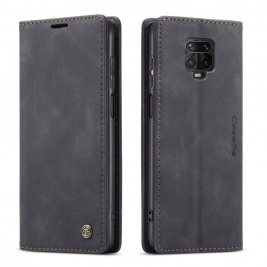 Θήκη Xiaomi Redmi Note 9S/9 Pro/9 Pro Max CASEME 013 Series Auto-absorbed Leather Wallet-black
