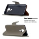 Θήκη Xiaomi Redmi Note 9 Litchi Skin Wallet case-grey