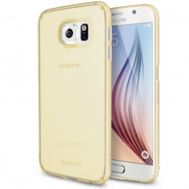 Ringke (Slim) Θήκη Samsung Galaxy S6 + Screen Protector - Frost Yellow (9062)