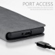 Terrapin Low Profile Δερμάτινη Θήκη - Πορτοφόλι Sony Xperia XZ2 Compact - Grey (117-005-626)