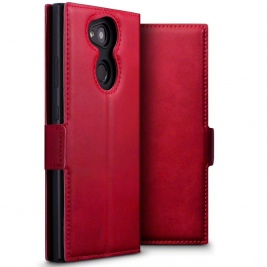 Terrapin Low Profile Δερμάτινη Θήκη - Πορτοφόλι Sony Xperia L2 - Red (117-005-602)
