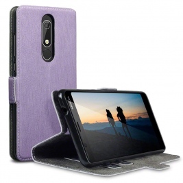 Terrapin Θήκη - Πορτοφόλι Nokia 5.1 - Purple (117-001-295)
