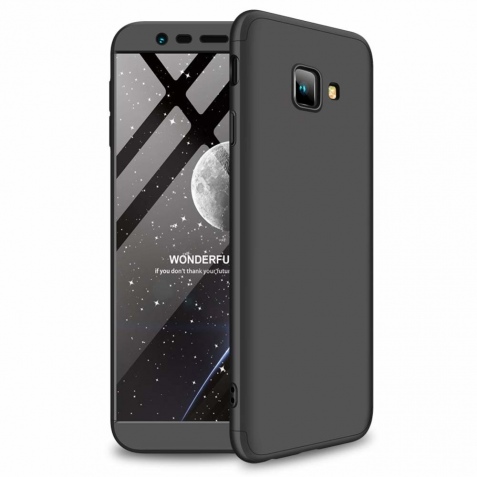 GKK Θήκη Hybrid Full Body 360° Samsung Galaxy J4 Plus 2018 - Black (44493)