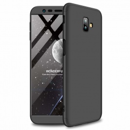 GKK Θήκη Hybrid Full Body 360° Samsung Galaxy J6 Plus 2018 - Black (44495)