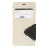 Θήκη Xperia M2 Roar Diary View Window Leather Case for Sony Xperia M2 - White