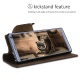 Kalibri Δερμάτινη Suede Θήκη - Πορτοφόλι Sony Xperia 10 - Brown (47994.05)
