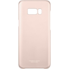 Samsung Official Ημιδιάφανη Σκληρή Θήκη Clear Cover Galaxy S8 Plus - Pink (EF-QG955CPEGWW)