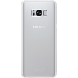 Samsung Official Ημιδιάφανη Σκληρή Θήκη Clear Cover Galaxy S8 Plus - Silver (EF-QG955CSEGWW)