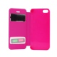 Θήκη iPhone 5/5S S-VIEW case with window - IPH 5/5S pink