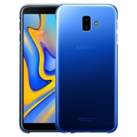 Official Gradation Cover - Σκληρή Θήκη Samsung Galaxy J6 Plus 2018 - Blue (EF-AJ610CLEGWW)