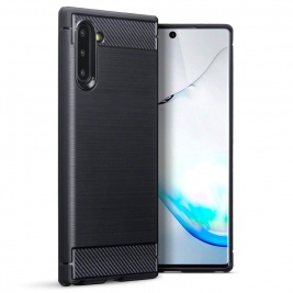 Terrapin Θήκη Σιλικόνης Carbon Fibre Samsung Galaxy Note 10 - Black (118-002-784)