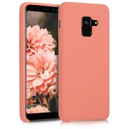 KW Θήκη Σιλικόνης Samsung Galaxy A8 2018 - Coral Matte (46378.56)