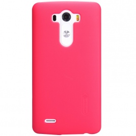 Θήκη LG G3 Nillkin Super shield case For LG G3/D855 with Screen protector-Red