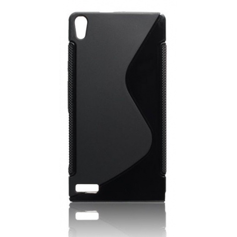 Θήκη Huawei P6 Silicone Case S-Line for HUAWEI P6 - Black (TPU)