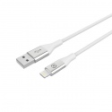 Celly Color Data Cable - Καλώδιο Φόρτισης και Μεταφοράς Δεδομένων USB-A σε Lightning - 150cm - 2.4A - White (USBLIGHTCOLORWH)