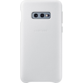 Official Samsung Leather Cover - Δερμάτινη Θήκη Samsung Galaxy S10e - White (EF-VG970LWEGWW)