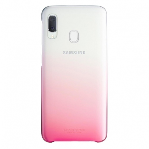 Official Samsung Gradation Cover - Σκληρή Θήκη Samsung Galaxy A20e - Pink (EF-AA202CPEGWW)