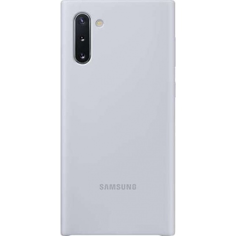 Official Samsung Θήκη Σιλικόνης Samsung Galaxy Note 10 - Silver (EF-PN970TSEGWW)