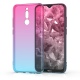KW Θήκη Σιλικόνης Xiaomi Redmi 8 - Bicolor Design, Dark Pink / Blue / Transparent (51275.01)
