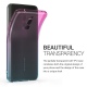 KW Θήκη Σιλικόνης Xiaomi Redmi 8 - Bicolor Design, Dark Pink / Blue / Transparent (51275.01)
