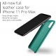 MUJJO Full Leather Case - Δερμάτινη Θήκη iPhone 11 Pro Max - Alpine Green (MUJJO-CL-003-GR)