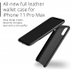 MUJJO Full Leather Wallet Case - Δερμάτινη Θήκη-Πορτοφόλι iPhone 11 Pro Max - Black (MUJJO-CL-004-BK)