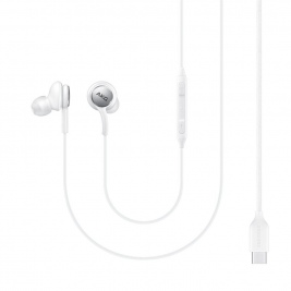 Samsung Stereo Headset - Ακουστικά Handsfree Type C - White (EO-IC100BWEGEU)