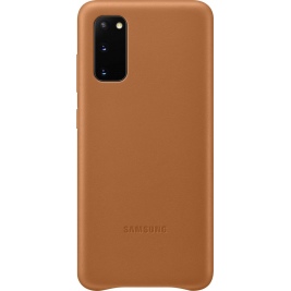 Official Samsung Δερμάτινη Θήκη Samsung Galaxy S20 - Brown (EF-VG980LAEGEU)