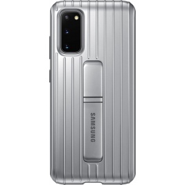 Official Samsung Protective Standing Cover Samsung Galaxy S20 - Silver (EF-RG980CSEGEU)