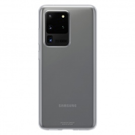 Official Samsung Θήκη Σιλικόνης Samsung Galaxy S20 Ultra - Transparent (EF-QG988TTEGEU)