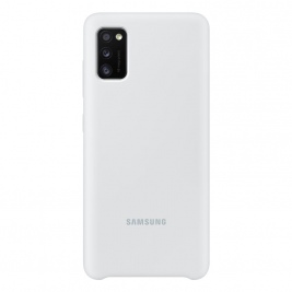 Official Samsung Θήκη Σιλικόνης Samsung Galaxy A41 - White (EF-PA415TWEGEU)
