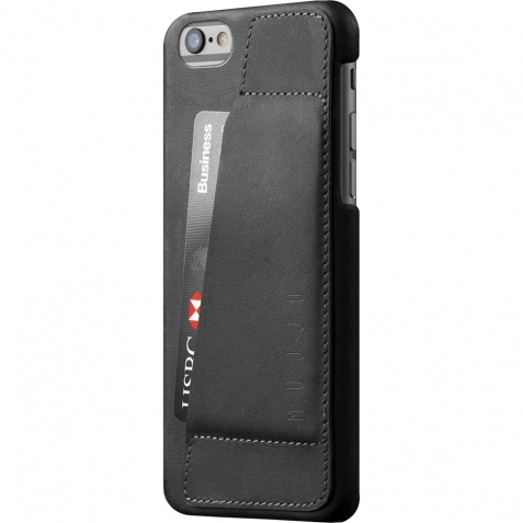 MUJJO Full Leather Wallet Case - Δερμάτινη Θήκη-Πορτοφόλι iPhone 6 Plus / 6S Plus - Black (MUJJO-SL-084-BK