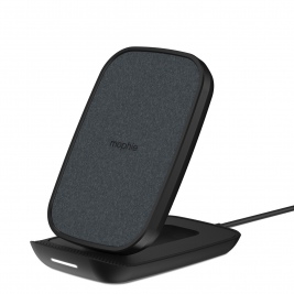 Mophie Wireless Charging Stand Σταθμός Ασύρματης Φόρτισης Quickcharge 10W – Ultrasuede / Black (401304