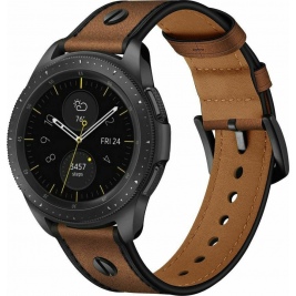 Tech-Protect Δερμάτινο Λουράκι Screwband - Samsung Galaxy Watch 3 45mm - Brown (73380)