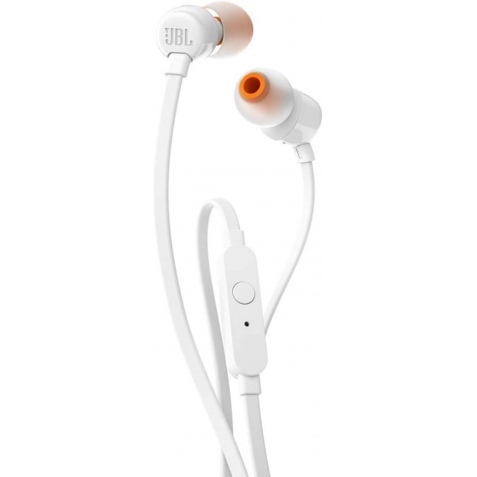 JBL T110 Handsfree Ακουστικά - White (JBLT110WHT)
