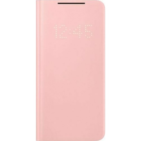 Official Samsung LED View Cover Θήκη Samsung Galaxy S21 Plus 5G - Pink (EF-NG996PPEGEE)