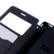 Θήκη Xperia M4 Aqua Roar Diary View Window Leather Case for Sony Xperia M4 Aqua -Blue
