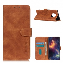 Θήκη Xiaomi Redmi Note 9T 5G KHAZNEH Vintage Style Leather Wallet-brown