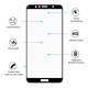 Tempered glass HAT PRINCE for Huawei Y6 2018 0.2mm 3D Curved Full Size-black