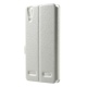 Θήκη Lenovo A6000/K3 Dual View Windows Leather Stand cover-White