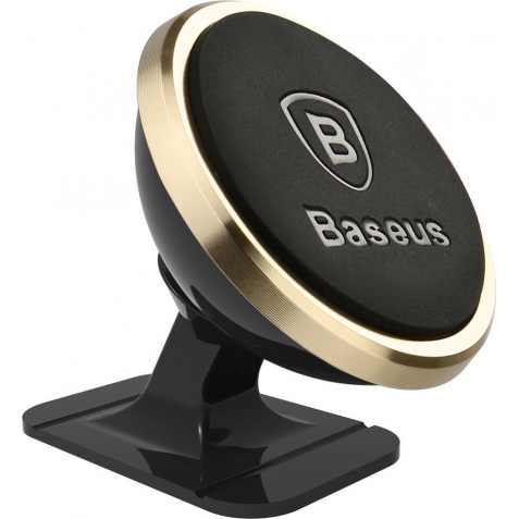 Baseus 360 Universal Μαγνητική Βάση Στήριξης Αυτοκινήτου-Gold (SUGENT-NT0V)