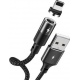 Καλώδιο REMAX Zigie Magnetic Cable USB For Lightning 3A 1.2m-black (RC-102i)