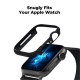 Pitaka Air Case - Aramid Θήκη Apple Watch 5 /4 (40mm) - Black Grey (KW1001A)