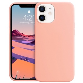 Crong Color Θήκη Premium Σιλικόνης Apple iPhone 12 mini - Rose Pink (CRG-COLR-IP1254-PNK)