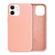 Crong Color Θήκη Premium Σιλικόνης Apple iPhone 12 mini - Rose Pink (CRG-COLR-IP1254-PNK)