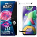 Crong 7D Nano Flexible Glass - Fullface Αντιχαρακτικό Υβριδικό Γυαλί Οθόνης Samsung Galaxy M21 - Black - 0.3mm (CRG-7DNANO-SGM21)