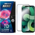 Crong 7D Nano Flexible Glass - Fullface Αντιχαρακτικό Υβριδικό Γυαλί Οθόνης Apple iPhone 12 Pro Max - Black - 0.3mm (CRG-7DNANO-IP67)